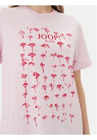 JOOP! Jeans T-Shirt 30046272 Różowy Regular Fit. Kolor: różowy. Materiał: bawełna
