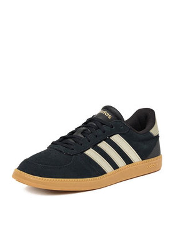 Adidas - adidas Sneakersy BREAKNET SLEEK JR0685 Granatowy. Kolor: niebieski. Materiał: zamsz, skóra