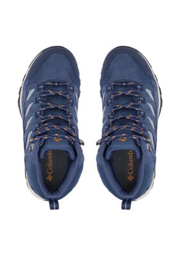 columbia - Columbia Trekkingi Crestwood Mid Waterproof 2099861 Niebieski. Kolor: niebieski. Materiał: materiał