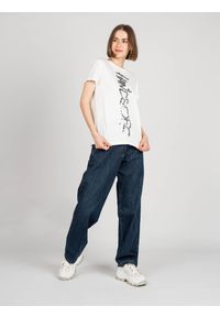 Patrizia Pepe T-Shirt | 8J0913/A4V5 | Maglia | Kobieta | Biały. Okazja: na co dzień. Kolor: biały. Materiał: bawełna. Długość rękawa: krótki rękaw. Długość: krótkie. Wzór: nadruk, aplikacja. Styl: casual #1