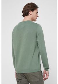medicine - Medicine - Sweter bawełniany Basic. Okazja: na co dzień. Kolor: zielony. Materiał: bawełna. Styl: casual #2