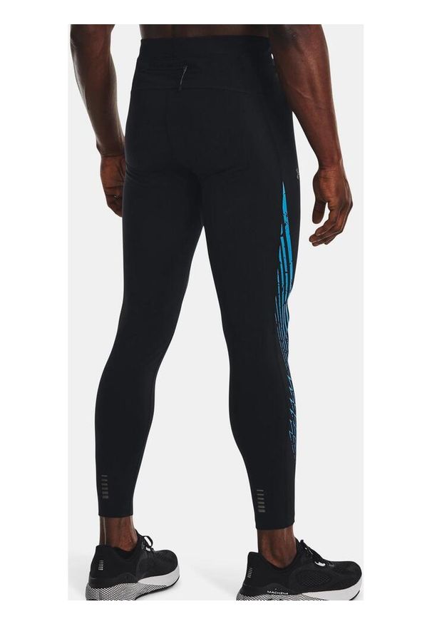 Spodenki sportowe męskie Under Armour Fly Fast 3.0 Cold. Kolor: czarny. Materiał: dresówka