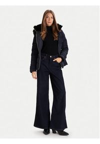 Morgan Kurtka puchowa 252-GITELA Granatowy Regular Fit. Kolor: niebieski. Materiał: syntetyk #6