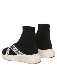 Love Moschino - LOVE MOSCHINO Sneakersy JA15263G1HIZ500A Czarny. Kolor: czarny. Materiał: materiał #6