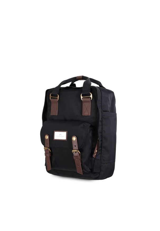 Plecak na laptopa Doughnut Macaroon - black. Kolor: czarny