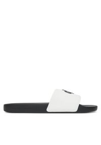 Calvin Klein Jeans Klapki Slide Jelly Mono Pu YM0YM01281 Biały. Kolor: biały