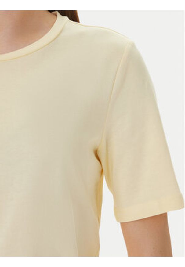 only - ONLY T-Shirt 15270390 Żółty Regular Fit. Kolor: żółty. Materiał: bawełna