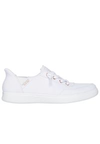 skechers - Buty Skechers Slip-ins Bobs Skip Cute B Cute Sweet 114815WHT - białe. Zapięcie: bez zapięcia. Kolor: biały. Szerokość cholewki: normalna. Wzór: aplikacja. Model: Skechers Sport