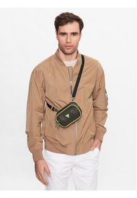 Guess Saszetka HMECSA P3222 Khaki. Kolor: brązowy. Materiał: skóra #2