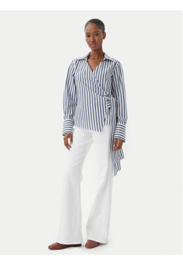 TOMMY HILFIGER - Tommy Hilfiger Koszula WW0WW49650 Niebieski Slim Fit. Kolor: niebieski. Materiał: bawełna