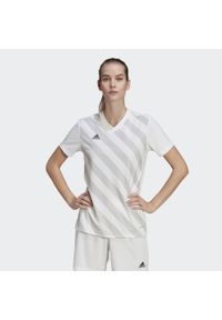 Adidas - Entrada 22 Graphic Jersey. Kolor: szary, biały, wielokolorowy. Materiał: jersey. Sport: piłka nożna