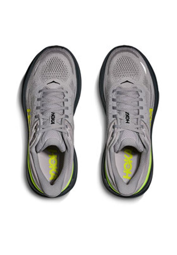 HOKA - Hoka Buty do biegania Bondi 9 1162011 Szary. Kolor: szary. Materiał: materiał