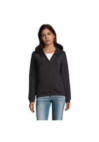 SOL'S - Damska bluza zapinana na zamek Sol's Spike. Kolor: czarny #1