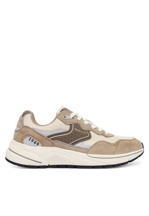 GANT - Gant Sneakersy 30637871 Beżowy. Kolor: beżowy. Materiał: nubuk, skóra