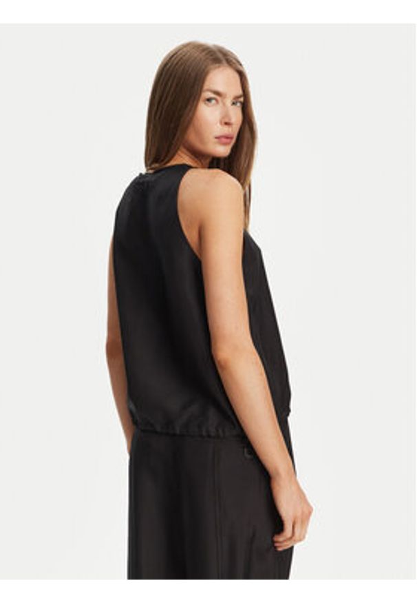 Marella Top Meana 2513161045 Czarny Regular Fit. Kolor: czarny. Materiał: jedwab