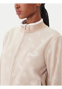 Guess Bluza V5BQ01 K1902 Brązowy Regular Fit. Kolor: brązowy. Materiał: syntetyk #5