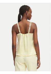 Morgan Top 242-OLAFI Żółty Regular Fit. Kolor: żółty. Materiał: syntetyk #3