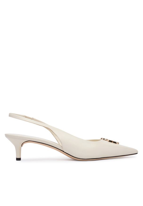 Czółenka Tory Burch. Kolor: kremowy