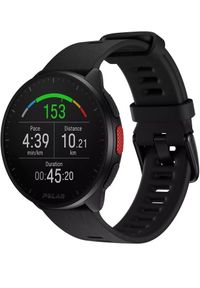 POLAR - Zegarek sportowy Polar Pacer S/L Czarny (PACER BLK). Kolor: czarny. Materiał: polar. Styl: sportowy #1