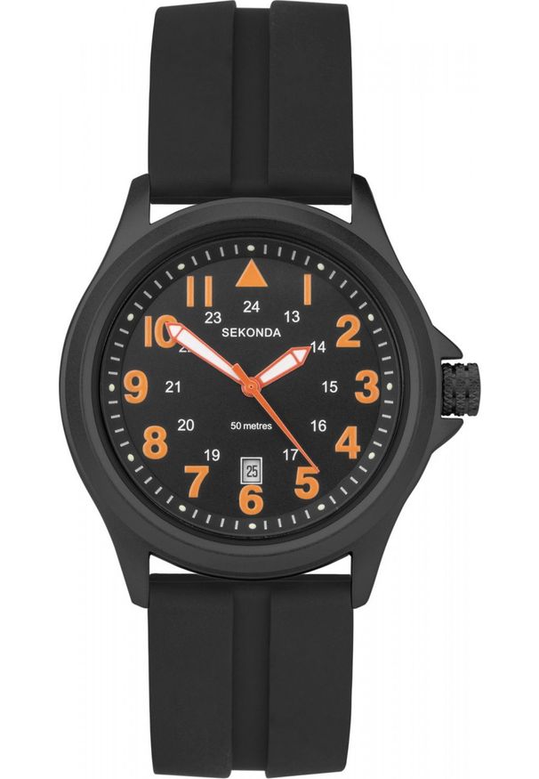 Zegarek Sekonda Zegarek męski Sekonda 30135 czarny. Kolor: czarny