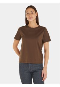 T-Shirt Calvin Klein. Kolor: brązowy