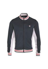 Bluza sportowa męska Fila Functional Classic Retrolook. Kolor: czarny, wielokolorowy