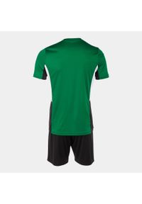 Zestaw Sportowy Joma Danubio II - Zielony, Czarny i Biały. Kolor: czarny, zielony, wielokolorowy. Materiał: poliester. Sport: fitness, piłka nożna