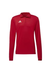 Adidas - Bluza męska adidas Core 18 Training Top. Typ kołnierza: kołnierzyk stójkowy. Kolor: czerwony, wielokolorowy, biały. Długość rękawa: długi rękaw. Długość: długie. Sport: piłka nożna, fitness