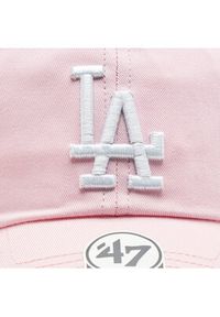 47 Brand Czapka z daszkiem MLB Los Angeles Dodgers '47 CLEAN UP B-RGW12GWSNL-PTA Różowy. Kolor: różowy. Materiał: materiał #3