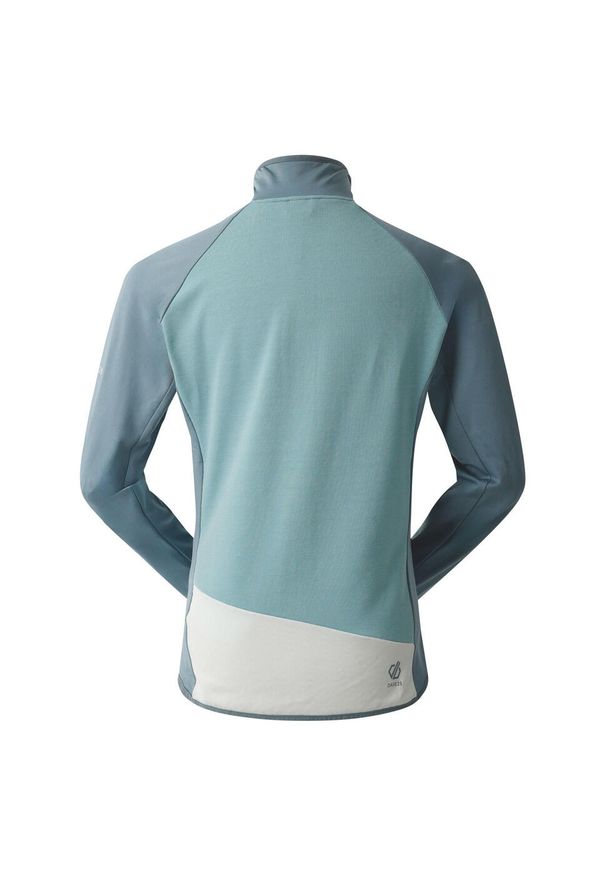 DARE 2B - Bluza Damska Emerging Core Stretch Base Layer Top. Kolor: szary, niebieski, wielokolorowy. Sport: turystyka piesza