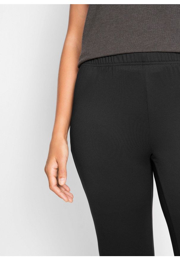 bonprix - Legginsy termiczne z wygodnym paskiem. Kolor: czarny