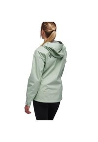 Kurtka Przeciwdeszczowa Damska Black Diamond Stormline Stretch Anorak. Kolor: zielony. Sport: turystyka piesza