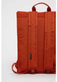 Lefrik Plecak damski kolor pomarańczowy duży gładki. Kolor: pomarańczowy. Materiał: poliester. Wzór: gładki #5