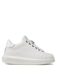 Karl Lagerfeld - KARL LAGERFELD Sneakersy KL62523F Biały. Kolor: biały. Materiał: skóra