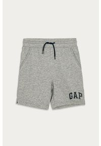 GAP - Szorty dziecięce 74-110 cm. Okazja: na co dzień. Kolor: szary. Materiał: bawełna, poliester, materiał, dzianina. Wzór: gładki. Styl: casual #1