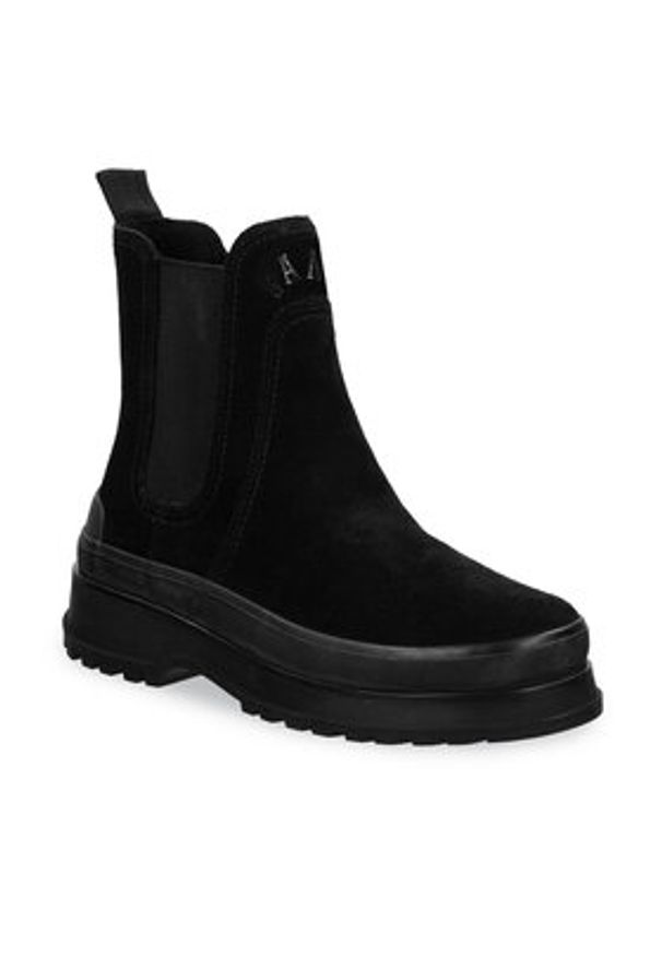 GANT - Gant Sztyblety 31553084 Czarny. Kolor: czarny. Materiał: zamsz, skóra