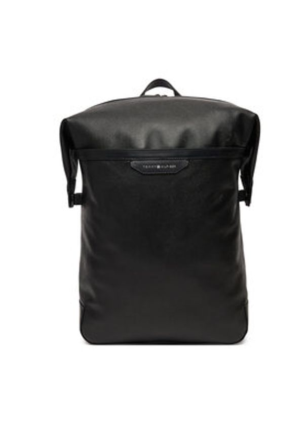 TOMMY HILFIGER - Tommy Hilfiger Plecak AM0AM13495 Czarny. Kolor: czarny. Materiał: skóra