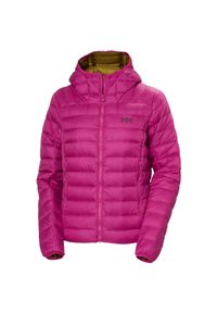 Damska kurtka z kapturem Helly Hansen Verglas 2.0. Typ kołnierza: kaptur. Kolor: różowy. Materiał: puch. Styl: elegancki