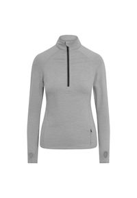 JUST COOL - Bluza Damska CoolFlex Half Zip Top. Kolor: czarny, szary, wielokolorowy