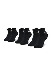 Adidas - adidas Zestaw 3 par wysokich skarpet unisex Mid-Cut Crew FM0643 Czarny. Kolor: czarny. Materiał: materiał
