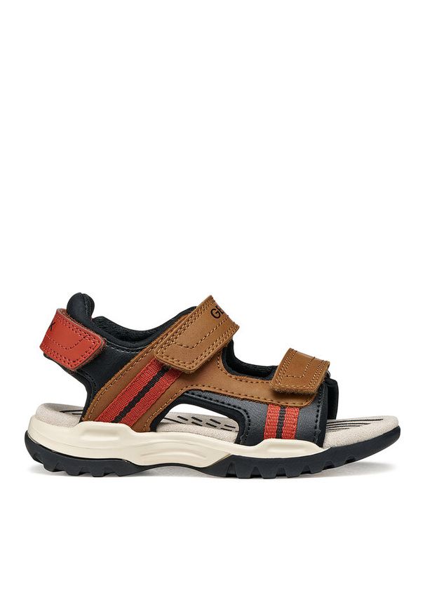 Sandały Geox. Kolor: brązowy