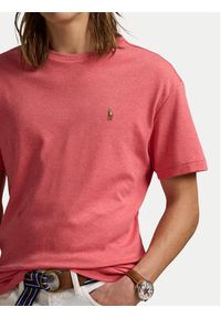 Polo Ralph Lauren T-Shirt 710740727033 Różowy Slim Fit. Typ kołnierza: polo. Kolor: różowy. Materiał: bawełna #4