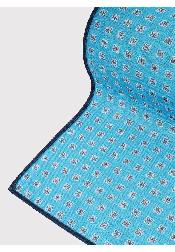 Pako Lorente - PAKO LORENTE – Dwustronna poszetka męska kotwice. Materiał: poliester. Wzór: kolorowy