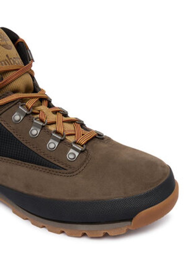 Timberland Trapery Euro Hiker TB0A2P27A2M1 Brązowy. Kolor: brązowy. Materiał: skóra, zamsz