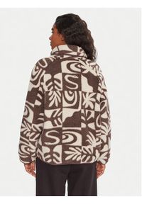 Quiksilver Polar Chalok EQWPF03003 Brązowy Relaxed Fit. Kolor: brązowy. Materiał: syntetyk