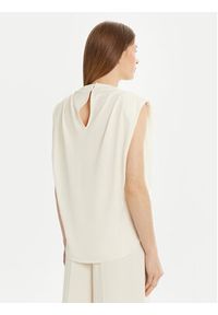 Marella Bluzka Armanda 2513161023 Écru Regular Fit. Kolor: kremowy. Materiał: syntetyk #4
