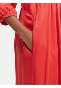 Iconique Sukienka letnia Emma IC26-090 Czerwony Relaxed Fit. Kolor: czerwony. Materiał: wiskoza. Sezon: lato #4