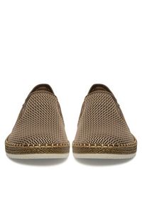 Rieker Espadryle B5265-65 Beżowy. Kolor: beżowy. Materiał: materiał #4