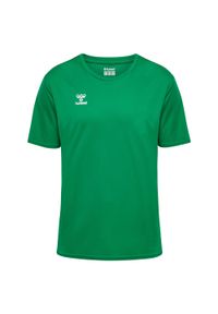 Niezbędna koszulka Hummel. Kolor: zielony. Sport: piłka nożna #1