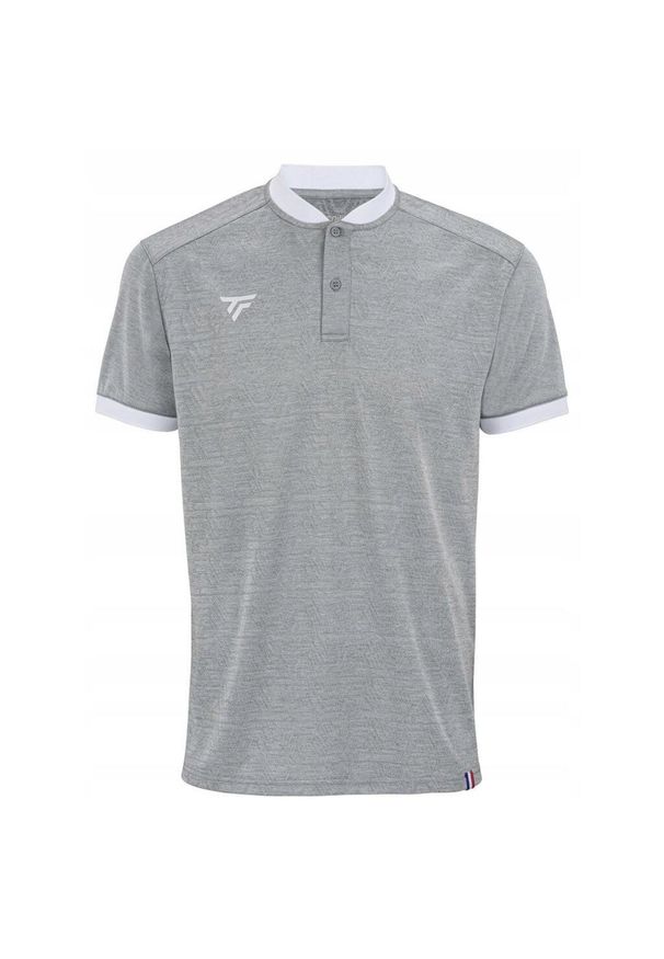 TECNIFIBRE - Koszulka tenisowa dziecięca Tecnifibre Team Polo. Typ kołnierza: polo. Kolor: szary. Sport: tenis